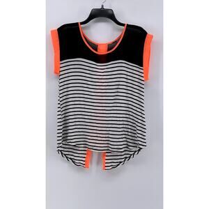 UNBRANDED Women's Light weight Multicolor Striped Tank Top SZ M